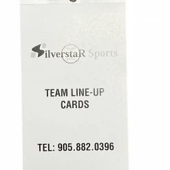 Silverstar Sports Silverstar Line Up Book Team Equipment And Accessories