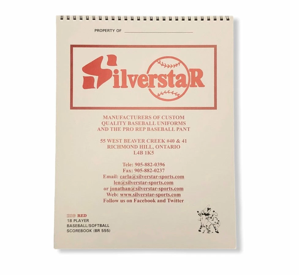 Silverstar Sports Silverstar Small Scorebook