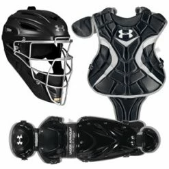 Protective Gear- Batting And Fielding Underarmour Victory PTH Catcher Set- Small (7-9 Years )